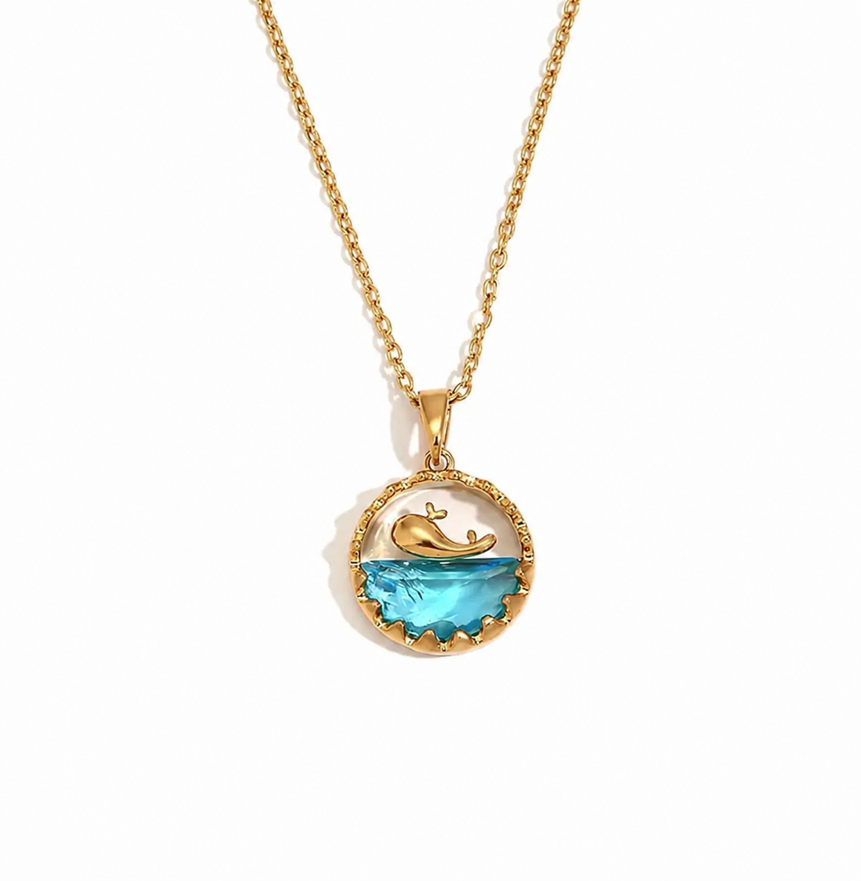 Whale Ocean Necklace