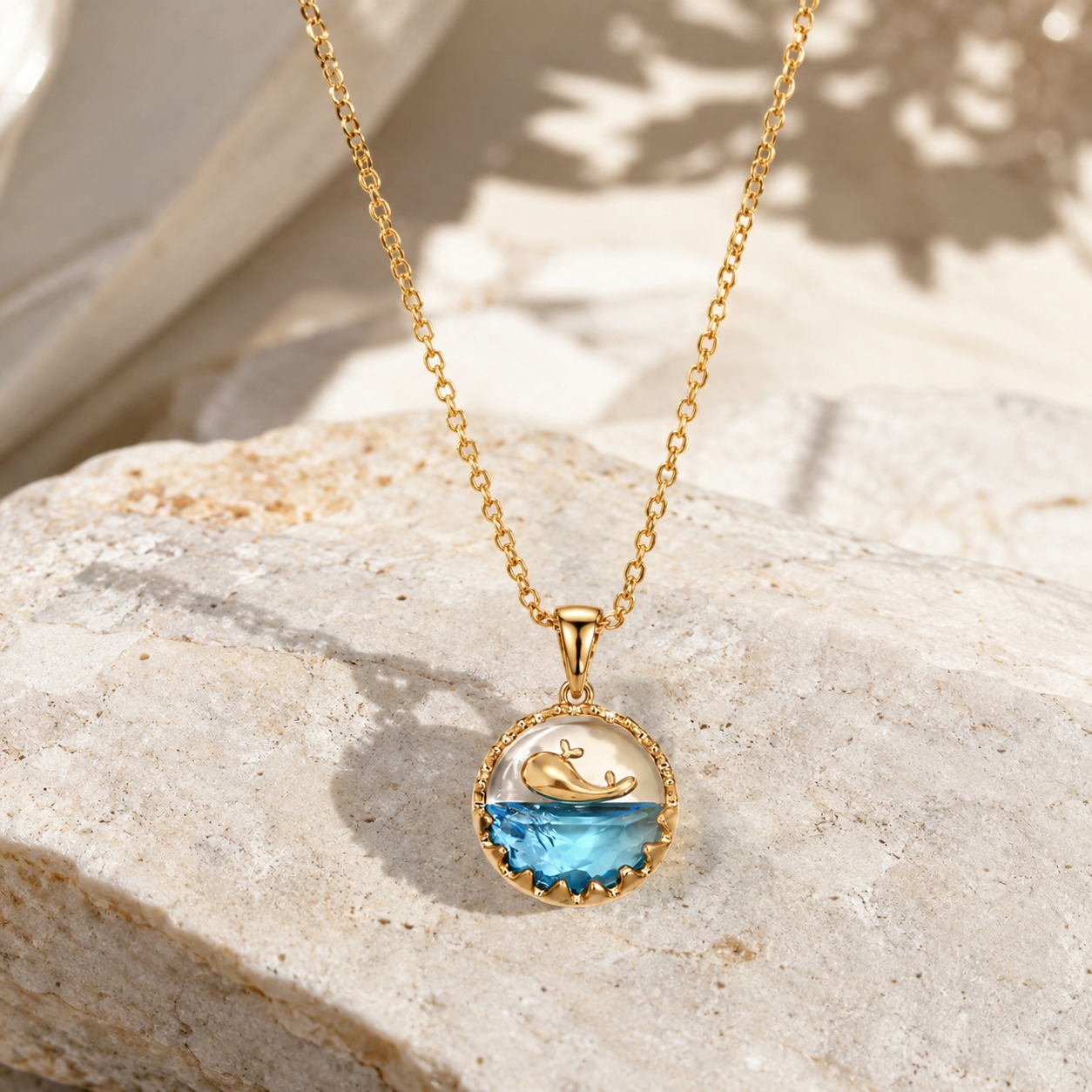 Whale Ocean Necklace