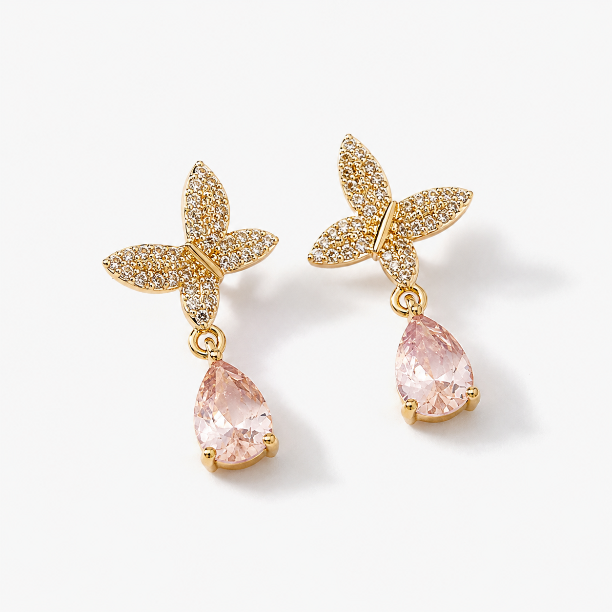 Butterfly Teardrop Earrings