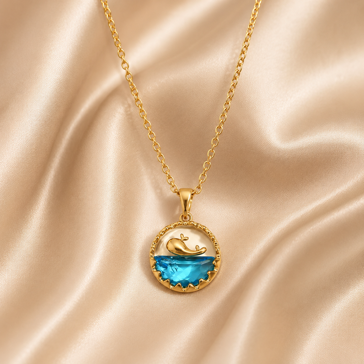 Whale Ocean Necklace