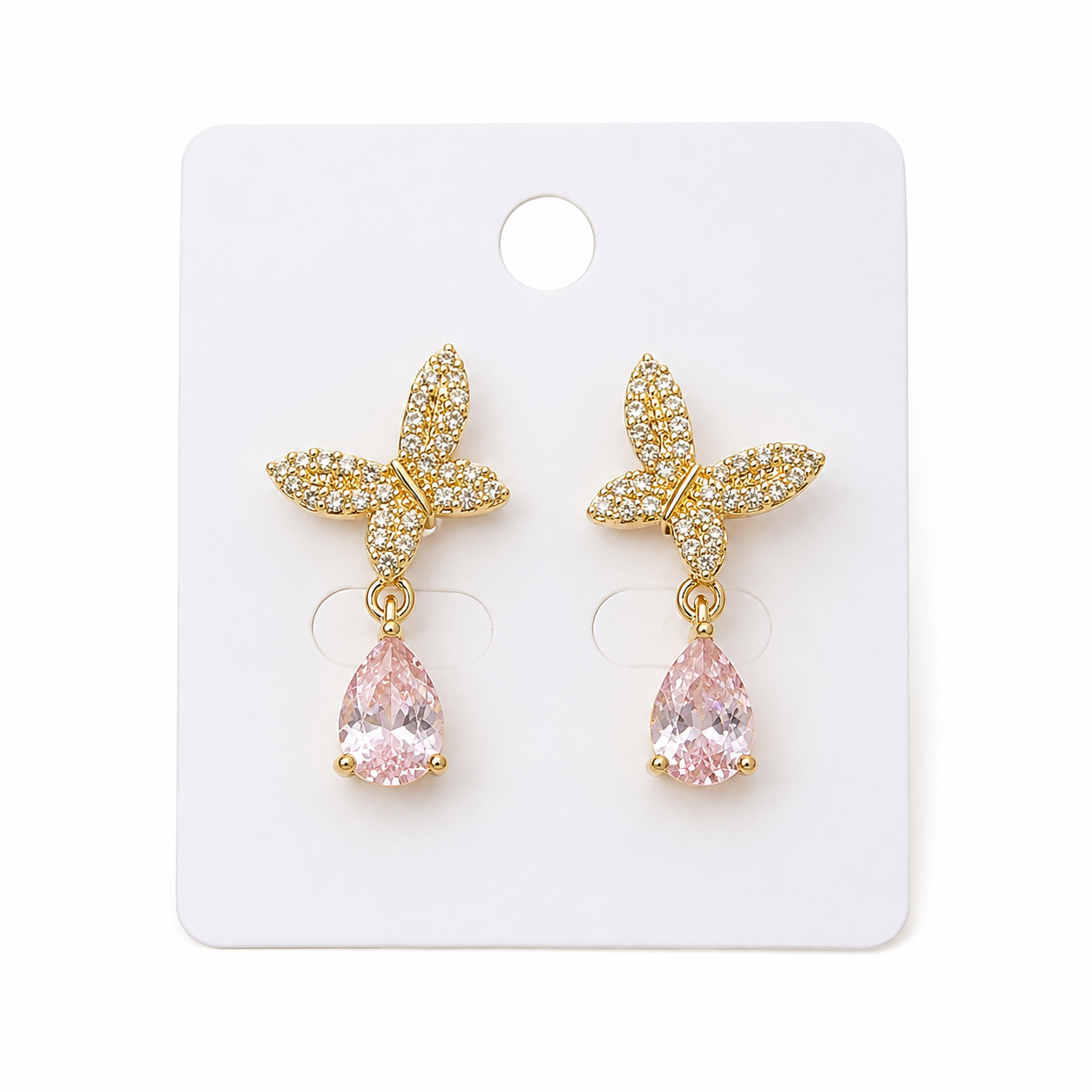 Butterfly Teardrop Earrings