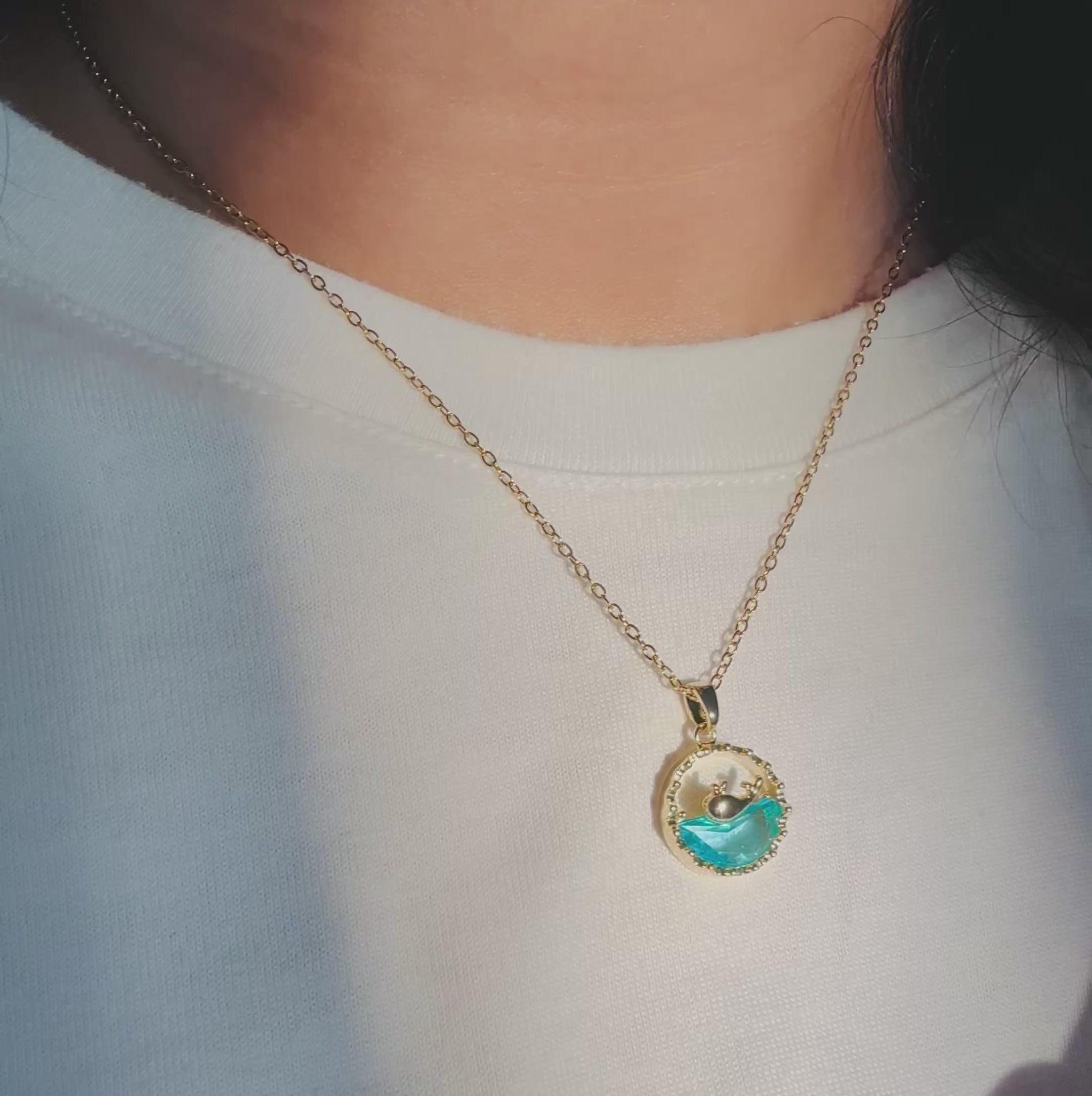 Whale Ocean Necklace